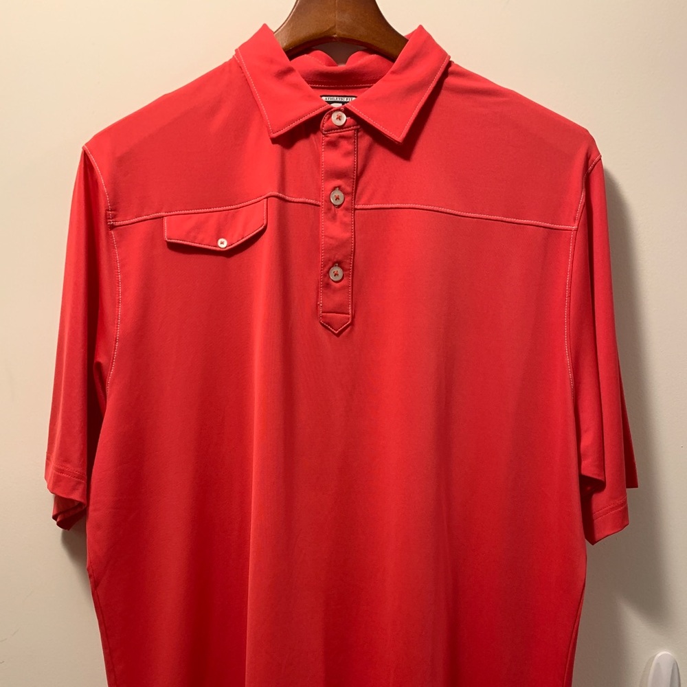 Footjoy Berry Athletic Fit SS Golf Shirt Large